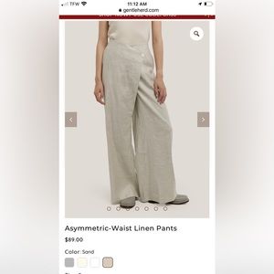 Wide legged pants